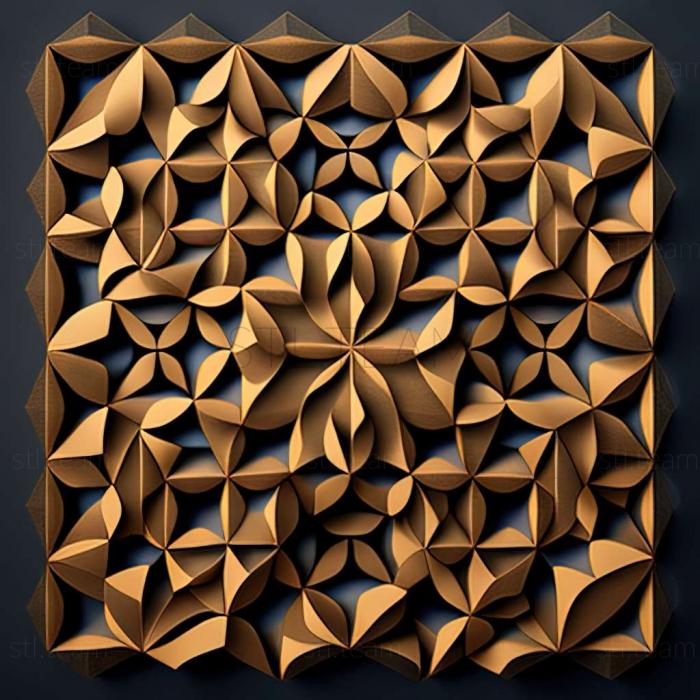 3D model geometric pattern (STL)